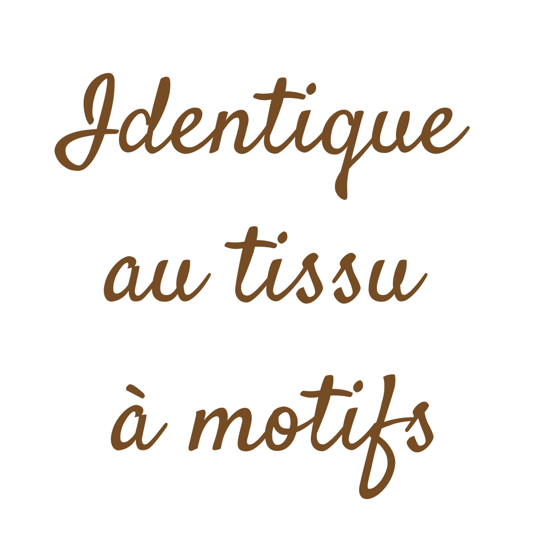 Idem tissu à motifs