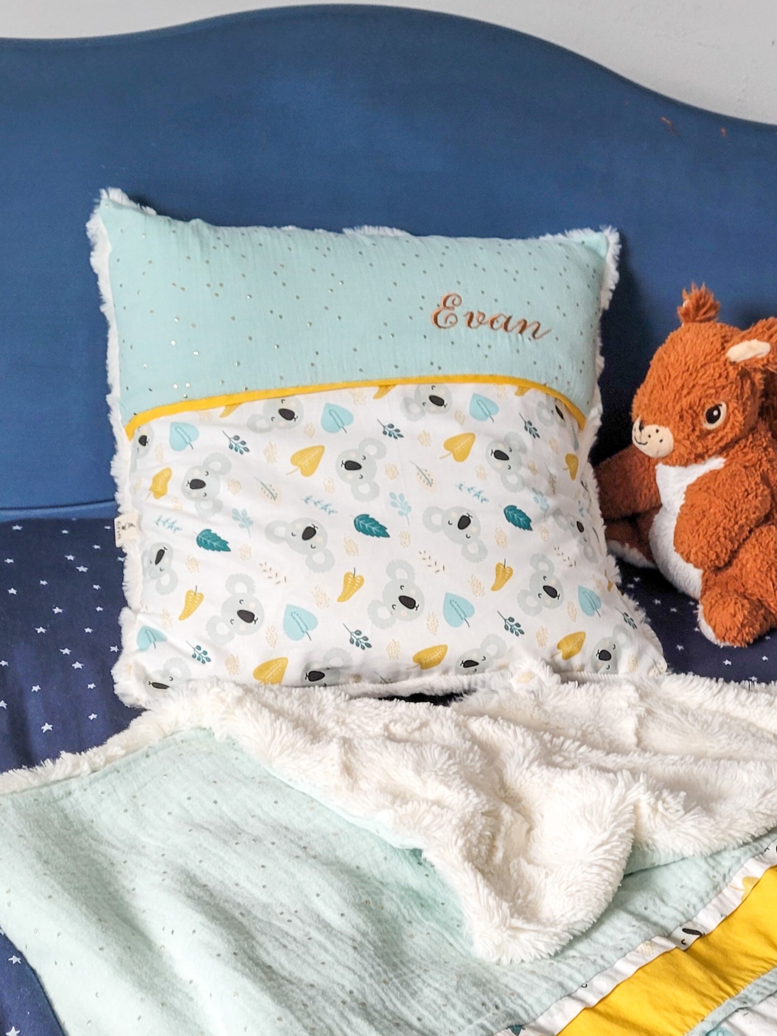 Coussin enfant à personnaliser