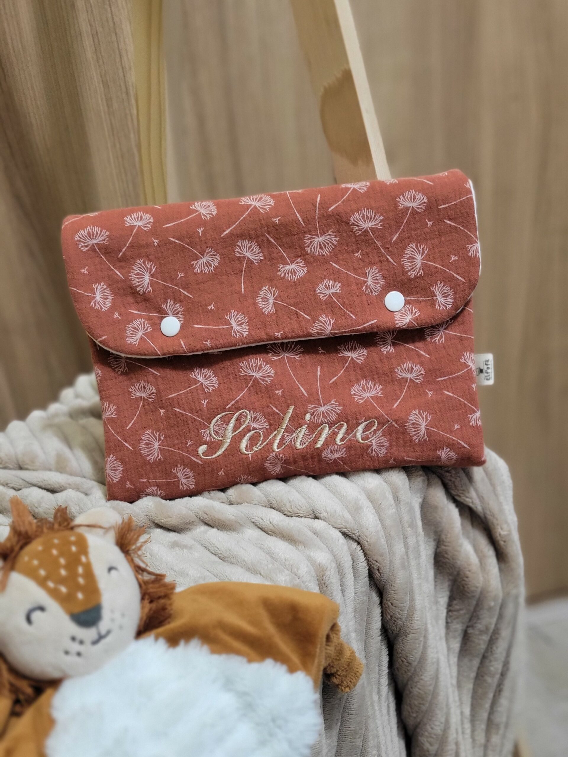Pochette à langer en double gaze de coton